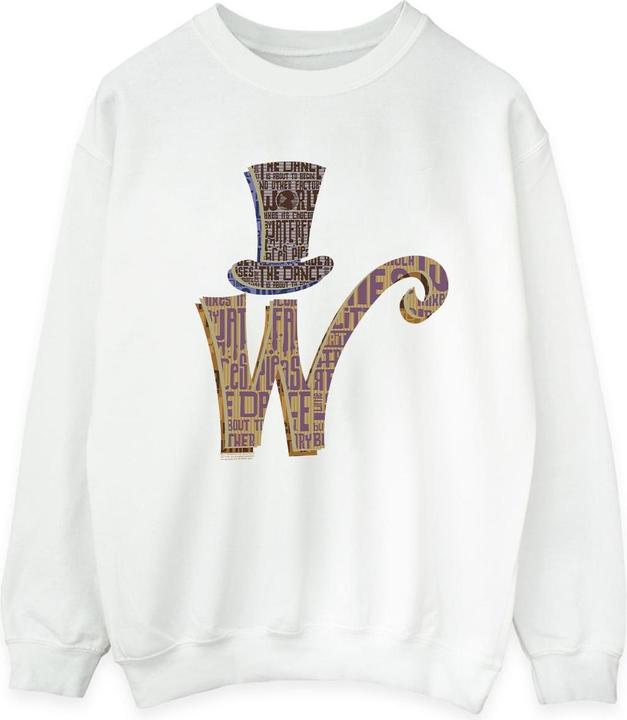 Willy Wonka & the Chocolate Factory W Logo Hat Sweatshirt (4XL)