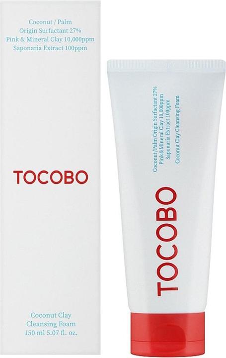 Tocobo Coconut Clay Cleansing Foam (Schaum, 150 ml)