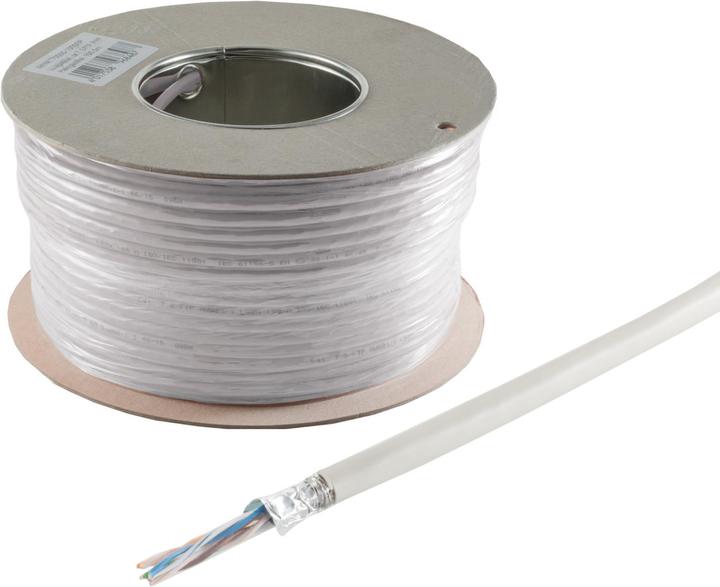 Immagine prodotto Eneroid Posa del cavo 100m CAT5E FTP (F/UTP) rigido (F/UTP, CAT5, 100 m)