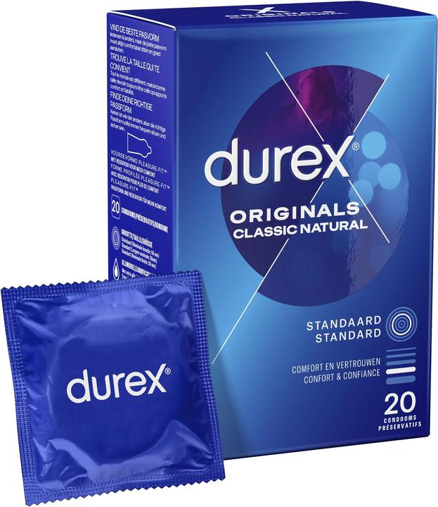 Actual product image Durex Classic Natural (20 pcs.)
