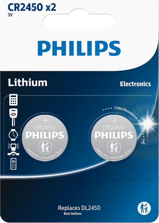 Image du produit Philips Lithium (2 pcs, CR2450)