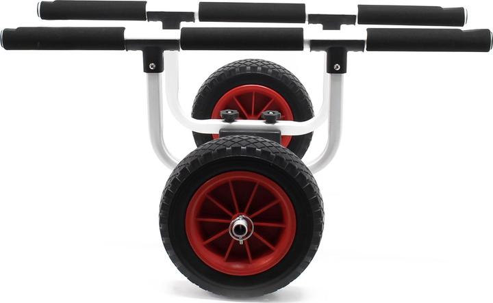 Produktbild Wiltec Alu Transportwagen 90kg PU-Rad Ø22cm Kajakwagen Kanu Kanuwagen Kajak Boot