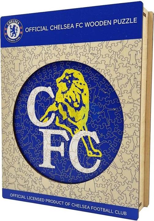 Iconic Chelesea FC - Retro Logo - Holz Puzzle Grösse L (500 Teile) (500 Teile)