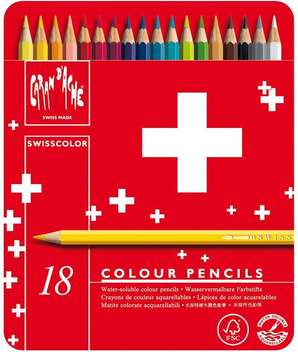 Immagine prodotto Caran d'Ache Swisscolor (Multicolore, 18 x)