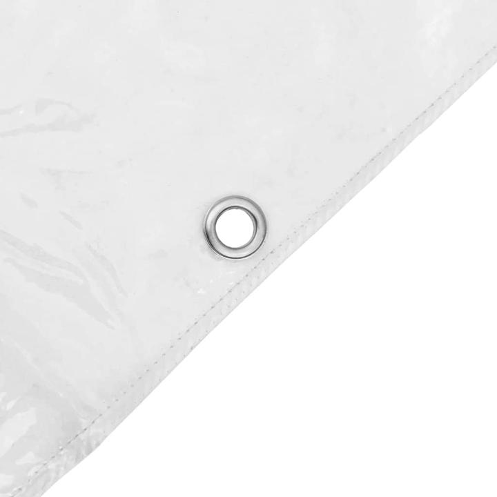 Image du produit VidaXL Bâche transparente avec oeillets 8x8 m PVC bâche transparente