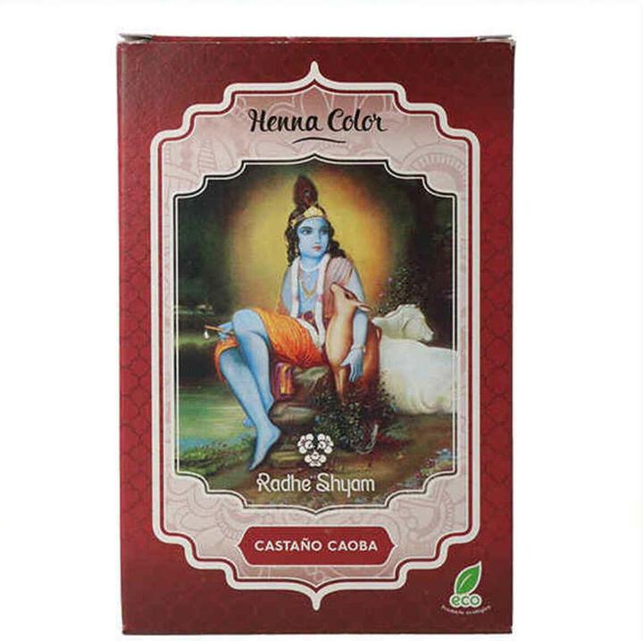 Produktbild Radhe Shyam Henna Castano Caoba Polvo Radhe 100g (Mahagoni-Kastanie)