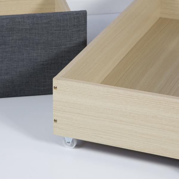 Produktbild Homestyle4u Polsterbett mit Lattenrost und Schubladen (90 x 200 cm)