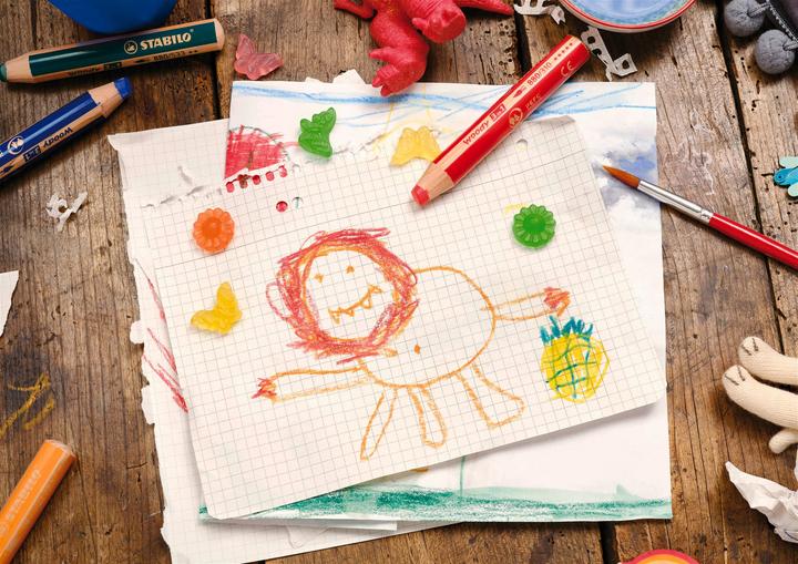 Image du produit STABILO woody 3 en 1 crayon de couleur (Abricot, 1 x)