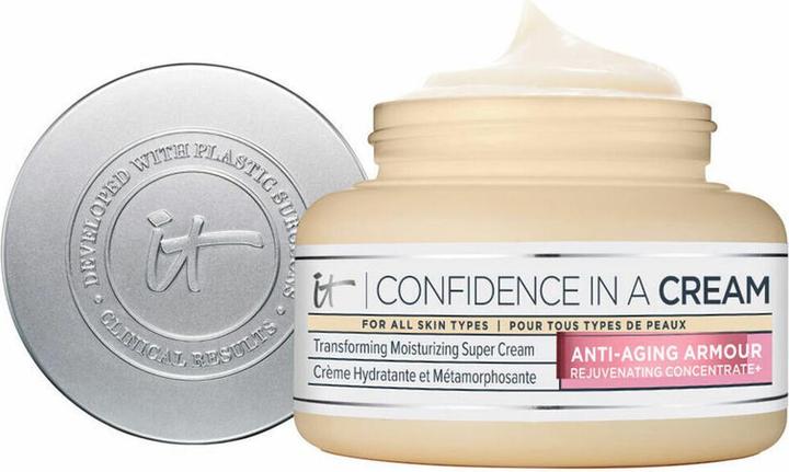 Actual product image It Cosmetics Confidence in a Cream Anti Aging Face Moisturizer 4 fl oz (Eau de toilette, 4 ml)