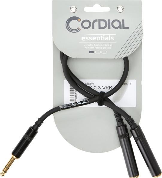 Actual product image Cordial Cfy Vkk (0.30 m, 6.3mm jack)