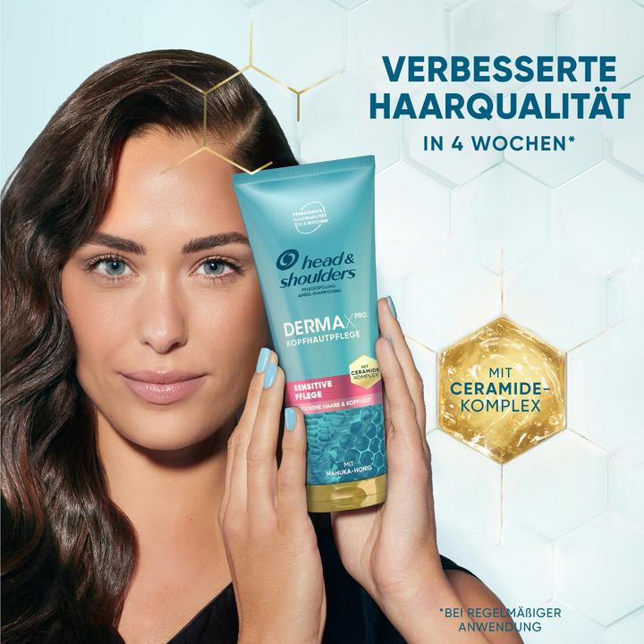 Produktbild Head & Shoulders Derma x Pro Spülung Sensitive Pflege Pflegespülung (220 ml, Flüssiges Shampoo)