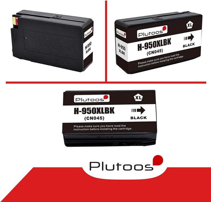 Image du produit Plutoos HP 950XL Cartouche XXL compatible, noire CN045AE