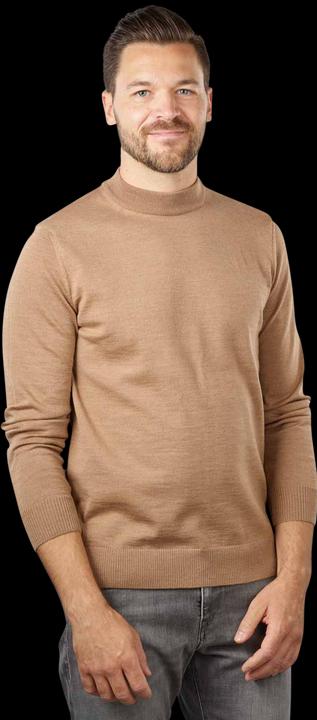 Produktbild Joop! Knit Davide Pullover Stand Up Collar Dark Beige (M)