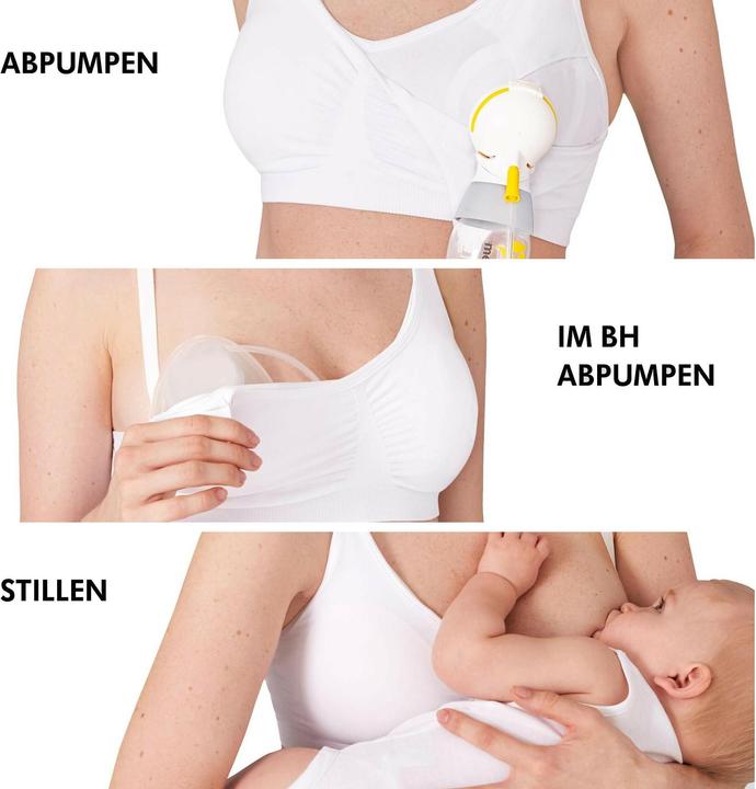 Image du produit Medela Soutien-gorge d'allaitement et de pompage 3en1 Hands-free (M)