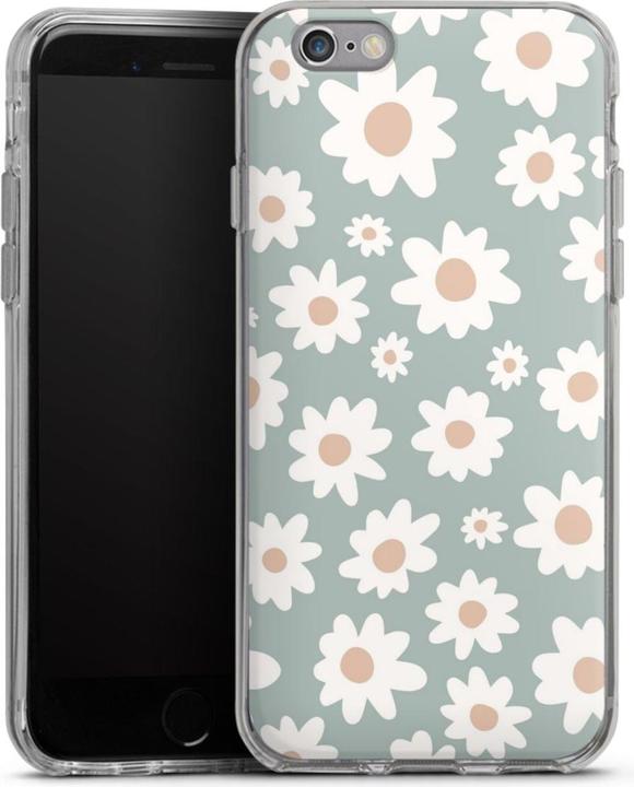 Produktbild DeinDesign Silikon Hülle für Apple iPhone 6 Handyhülle Case Smartphone Schutzhülle Blumen Gänseblume Muster (Apple iPhone 6)