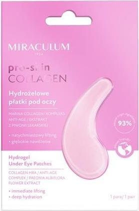 Actual product image MIRACULUM Hydrogel Eye Pads Collagen PRO-SKIN for Dark Circles, Puffiness & Wrinkles Anti-Aging Eye