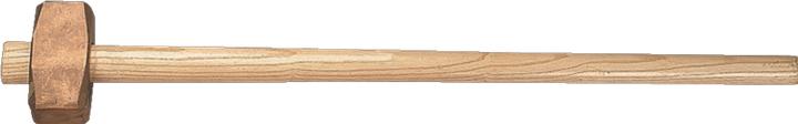 Produktbild Irimo Kupfer-Vorschlaghammer mit Schonoberfläche, 3 kg (3440 g)