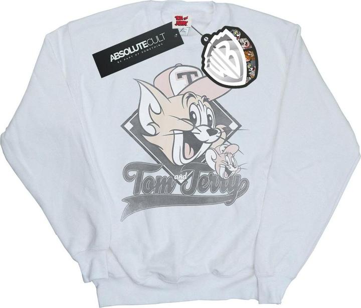 Tom & Jerry Baseball Caps Sweatshirt (M)
