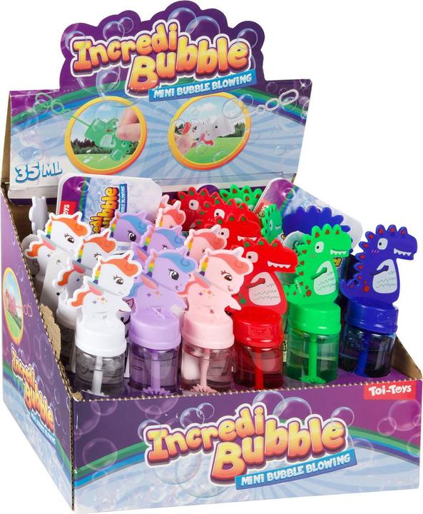 Actual product image Toi-Toys Bubble wand Dino & Unicorn, 24 pcs.