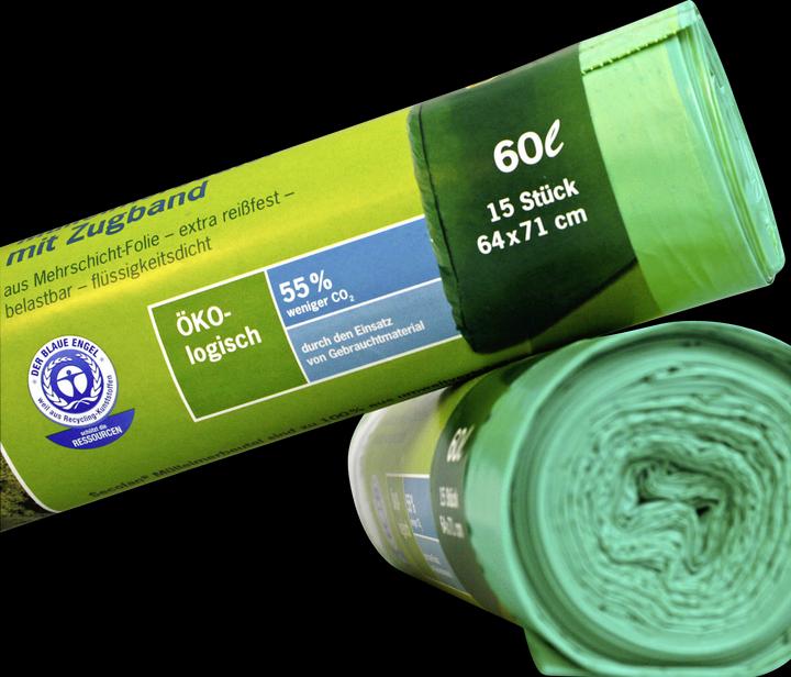 Produktbild Secolan Mülleimerbeutel (15 x, 60 l)