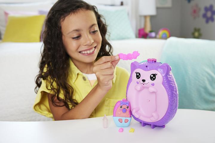 Actual product image Polly Pocket Igel-Mama & Baby Schatulle