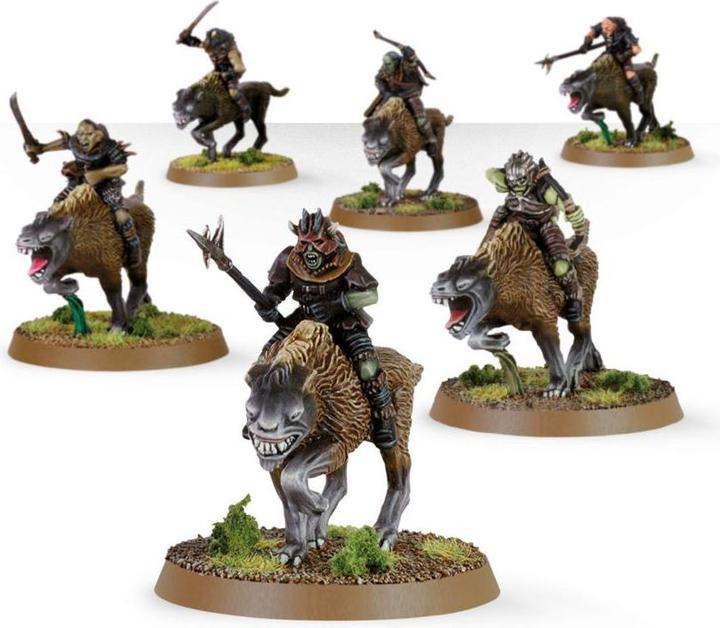 Produktbild Games Workshop Warg Riders - The Lord of the Rings: Middle Earth (Kunststoff)