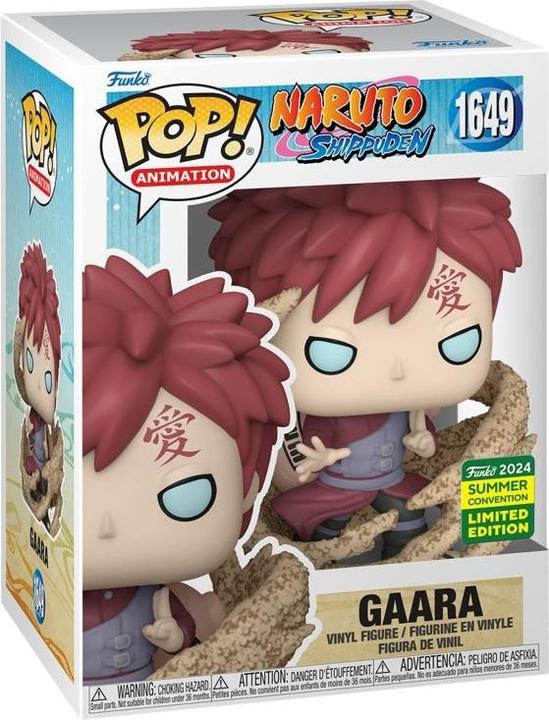 Actual product image Funko POP! Naruto Shippuden Gaara (Sand Jutsu) Exclusive 2024