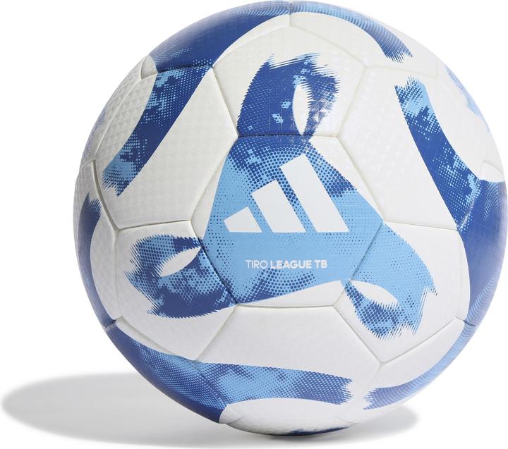 Produktbild adidas Fussball Tiro League thermisch verklebt weiss-blau HT2429 (5) (5)
