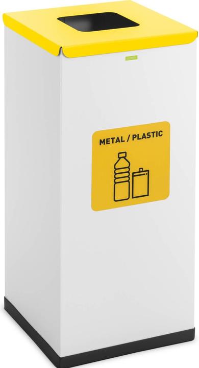 Produktbild Ulsonix Mülleimer Abfalleimer Küche Mülltrenner Deckel Bio Label 60 Liter Recycling (60 l)