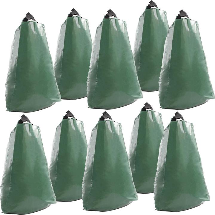 Wiltec 10x Baumbeutel 75L Bewässerungssack Baumbewässerungsbeutel Giessbeutel (Baumbewässerungssack)