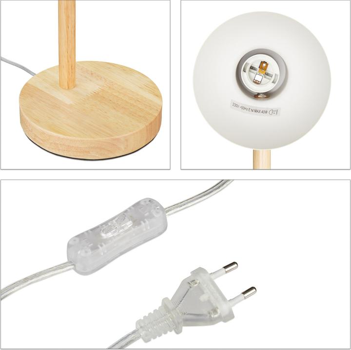 Image du produit Relaxdays Lampe de bureau (E27)