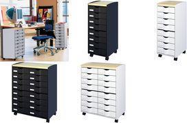 Actual product image Paperflow Trolley with 8 drawers (29 x 35 x 74.5 cm)
