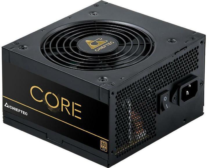 Chieftec Alimentatore ATX serie Core BBS-700S, ventola da 12 cm, 700 W, 80 PLUS® Gold, PFC attivo (700 W)