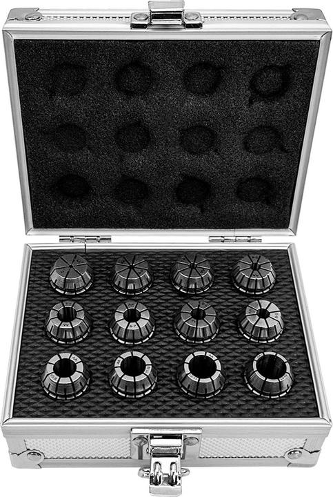 Produktbild Paulimot ER20-Spannzangen-Set 2-13 mm 12-teilig im ALU-Kasten