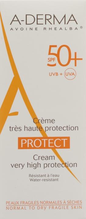 Actual product image A-Derma PROTECT Cream SPF50+ (Sun cream face, SPF 50+, 40 ml, 59 g)
