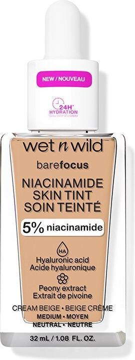 Actual product image Wet n Wild Makeup Foundation Niacinamide Skin Tint 6319e
