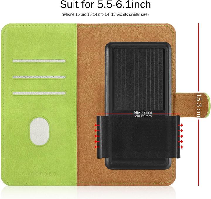 Actual product image Cadorabo Case for HTC U PLAY Book Cover (HTC U Play)