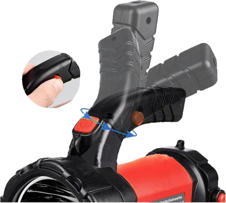 Actual product image Compass LED hand searchlight