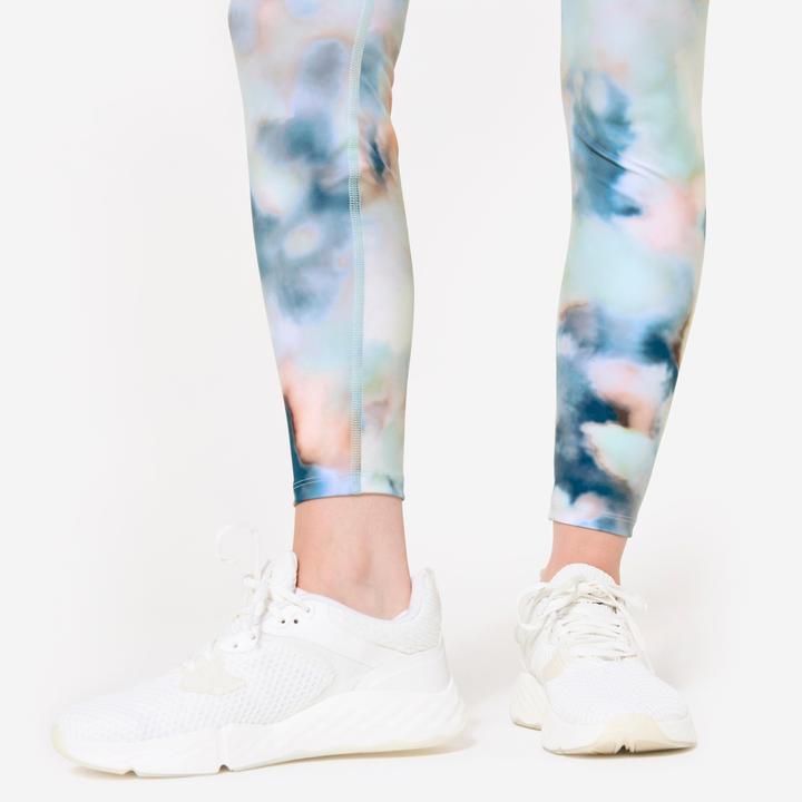 Actual product image Domyos Leggings Damen hoher Taillenbund - bunt (W28/L31)
