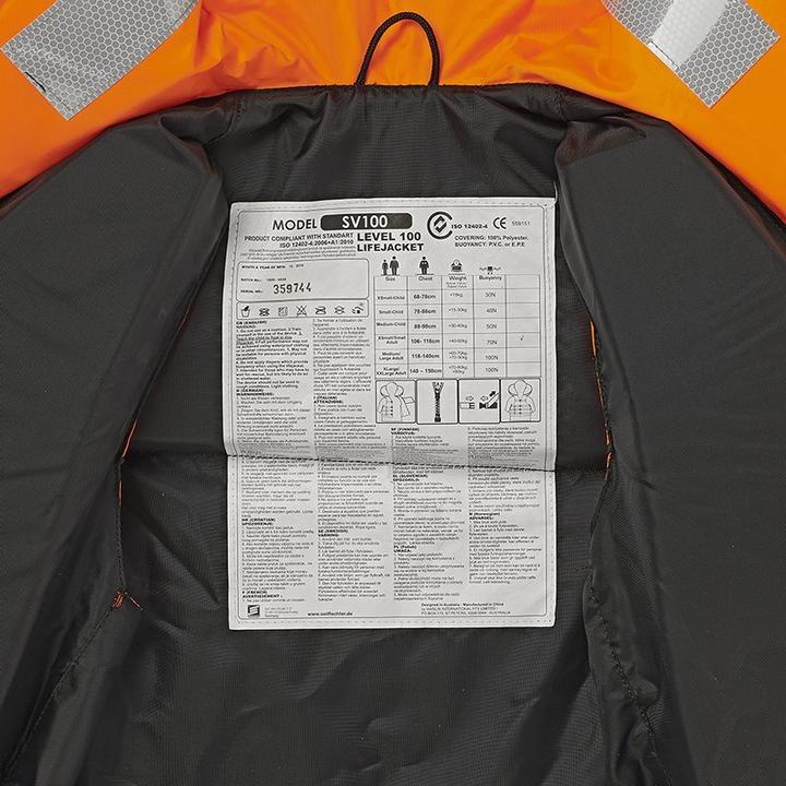 Produktbild ProPlus Rettungsweste Tornado Erwachsene (S, 40 - 60 kg)