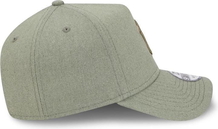 Produktbild New Era A-Frame Trucker Leinen Cap - New York Yankees oliv (One Size)