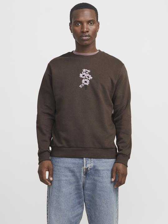 Actual product image Jack & Jones Jorbouquet Emb Sweat C.N Ft Styd Aw24 (L)