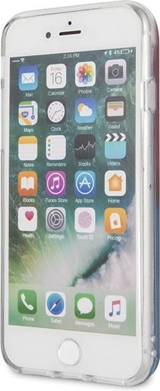 Immagine prodotto Guess GUHCI8GLCRE Custodia rigida California Glow in the dark per iPhone 7/8/SE 2020 czerwony/rosso (Apple iPhone 7, Apple iPhone SE, Apple iPhone 8)