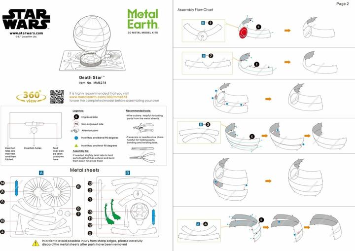 Produktbild Metal Earth Star Wars Death Star