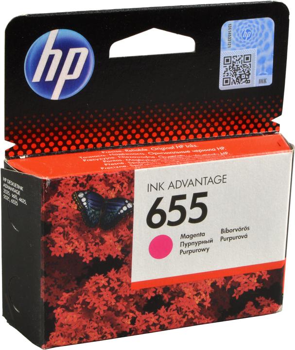 Produktbild HP 655 - Magenta - Original - Tintenpatrone - für Deskjet Ink Advantage 4615 (M)