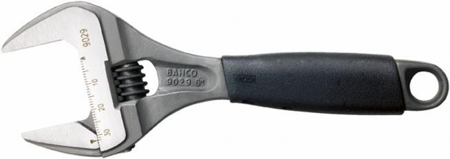 Image du produit Bahco Clé à molette ERGO 38 mm à ouverture extra-large, écrou central et poignée en caoutchouc, phospha (38 mm)
