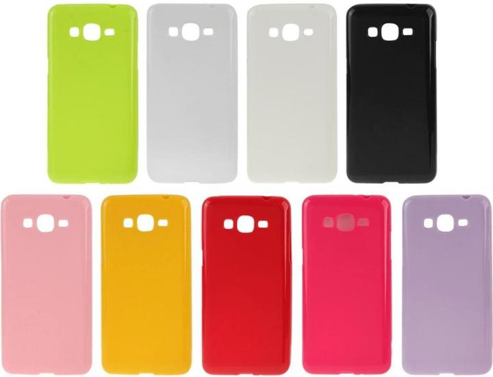 Produktbild König Design Schutzhülle TPU Case für Handy Samsung Galaxy Grand Prime SM G530H Weiss (Samsung Galaxy Grand Prime)