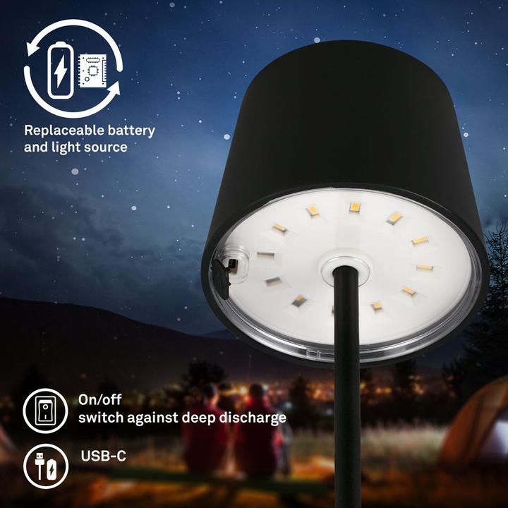 Actual product image Briloner Rechargeable LED table lamp (150 lm)
