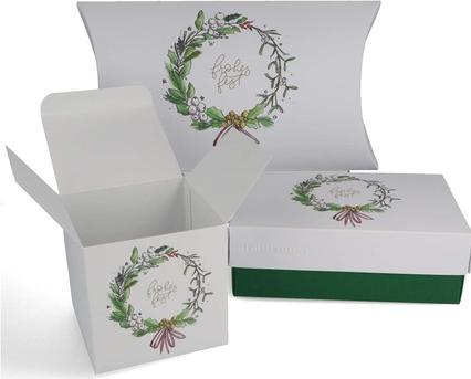 Buntbox 3 Merry Christmas M gift box set white (Gift box, 1 x)
