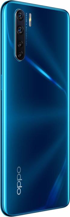 Actual product image OPPO A91 (128 GB, Blazing blue, 6.40", Dual SIM + SD, 48 Mpx, 4G)
